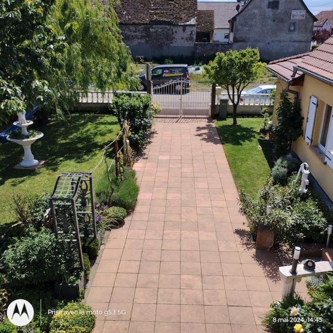 Gite Alsace Appenwihr Bagian luar foto